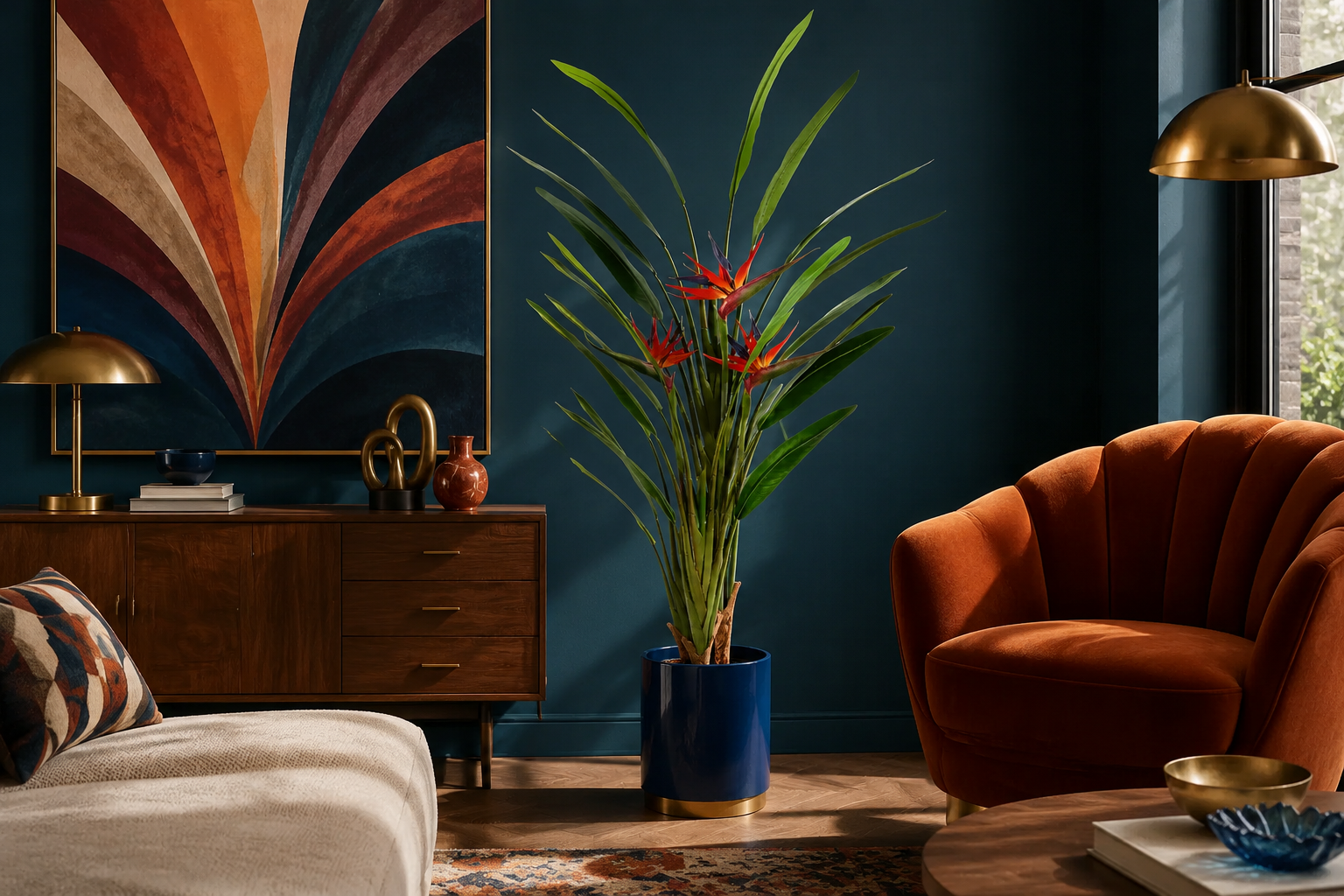 Kunstplant Strelitzia